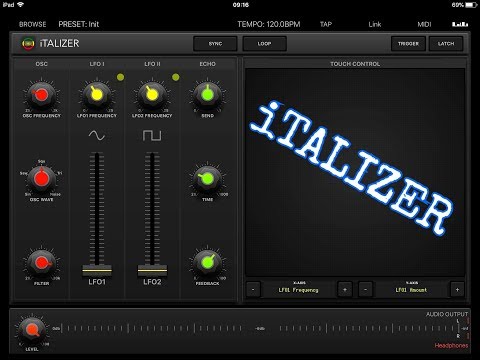 iTALIZER Synth by Kai Aras - Demo and Tutorial for the iPad