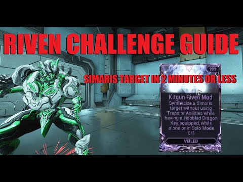 [WARFRAME] How To Synthesize Simaris Target Without Abilities Riven Challenge Guide l The New War