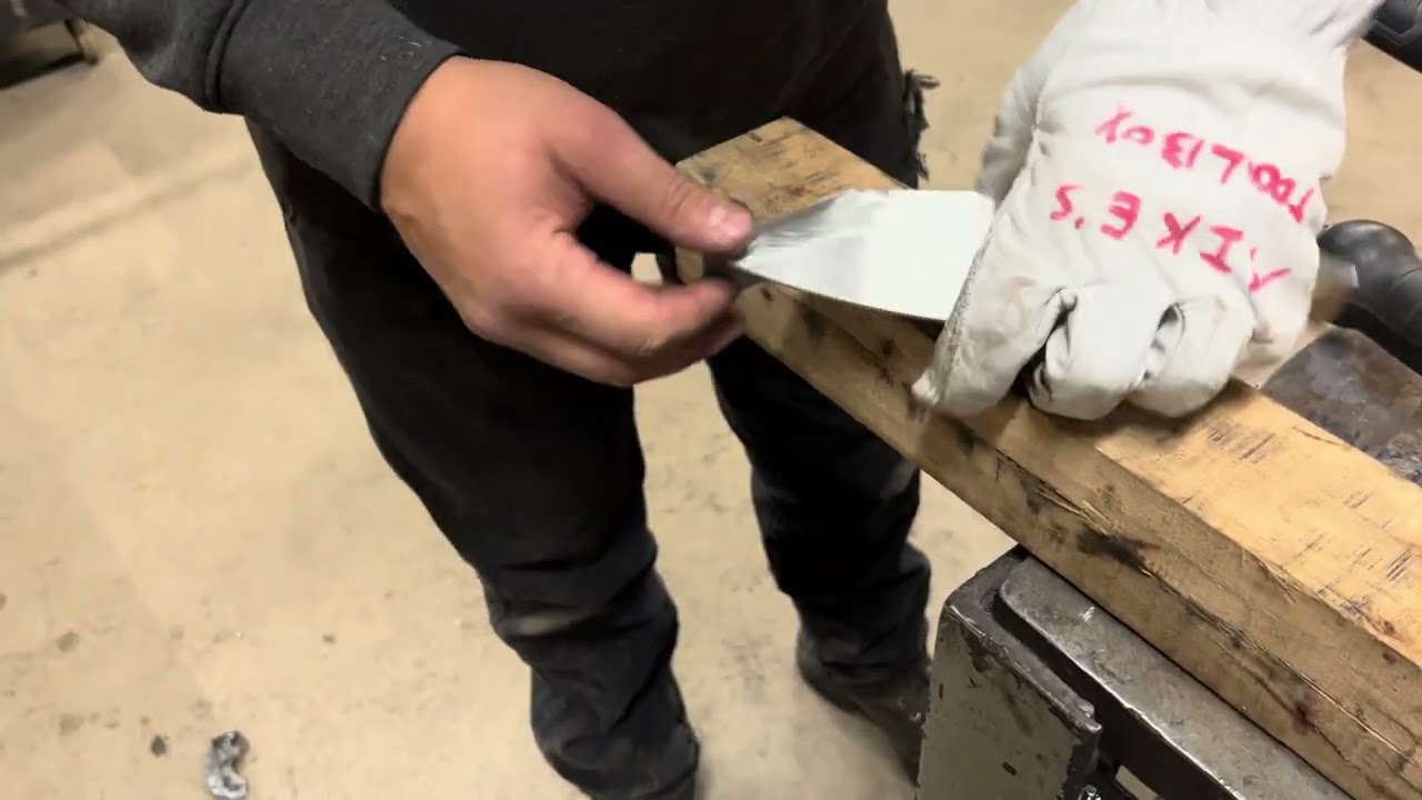 Forming, welding and blending stainless steel guarding