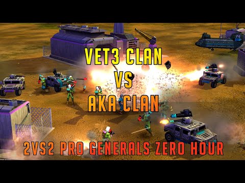 2v2 Pro Clanwars Matches - Domi/Boycah vs aka Clan - Generals Zero Hour Online Multiplayer