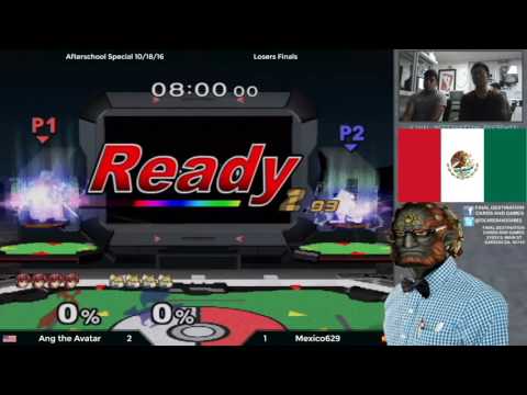 After School Special 10/18/16: Singles - Losers Finals: Ang the Avatar (Marth) vs. Mexico629 (Fox)