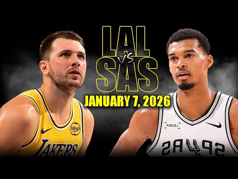 Los Angeles Lakers vs San Antonio Spurs Full Game Highlights – January 7, 2026 | NBA Season