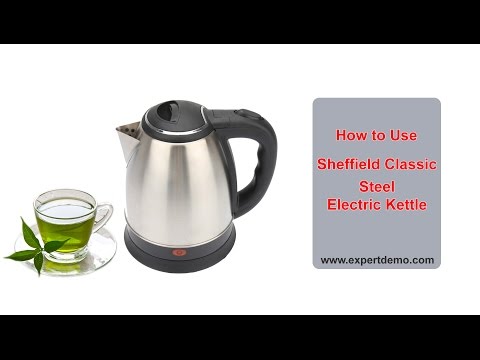 How to use sheffield cordless electric kettle hd in hindi