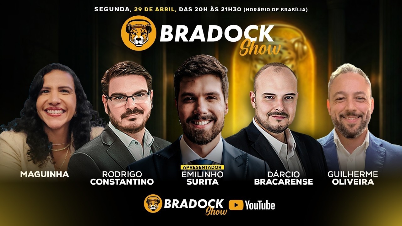Bradock Show 29/04/26 - EMILINHO SURITA, MAGUINHA, GUILHERME OLIVEIRA, CONSTA e Dárcio Bracarense