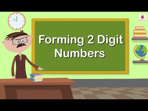 Forming 2 Digit Numbers | Mathematics Grade 1 | Periwinkle