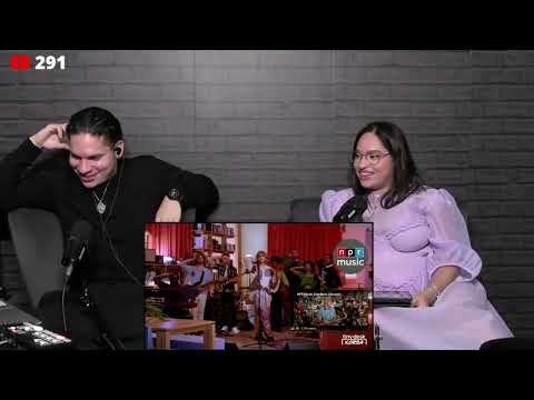 Waleska & Efra LIVE reaction to V of BTS: Tiny Desk Korea