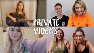 FREYA AND MINIMINTER REACT TO MY OLD PRIVATE VIDEOS