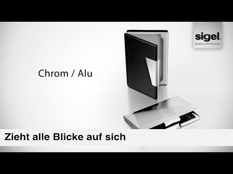 Artikelvideo 1 für SIGEL Visitenkartenetui schwarz, für bis zu 20 Visitenkarten, Artikelnummer 812818