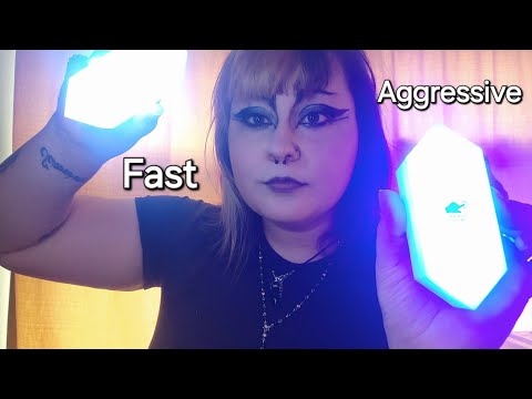 ASMR - Fast & Aggressive Personal Attention ????‍⬛️ Massages, Body Exams, Ear Cleaning, Light Triggers????