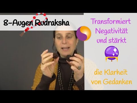 8-Augen Rudraksha (8 Mukhi) - Transformiert Negativität und stärkt die Klarheit von Gedanken