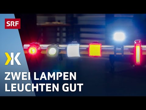 Battery-powered bike lights tested: Only two sets are good | 2019 | Kassensturz | SRF