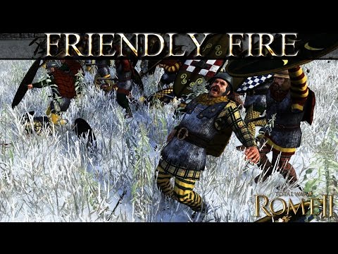 Total War Rome 2 Mechanics - Minimzing Friendly Fire With Formation Attack/Phalanx/Shieldwall