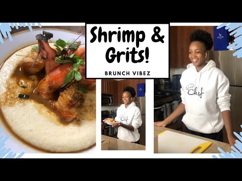 Creamy Southern Style Shrimp & Grits - Brunch Vibez