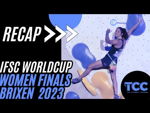 WATCH Recap Women Boulder Finals | Brixen | IFSC Worldcup 2023