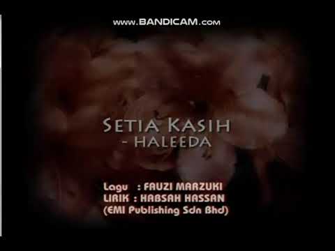 Setia Kasih - Haleeda (Karaoke)