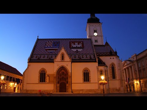 Crkva sv. Marka Zagreb, Večernje Zvono // St. Mark's Church Zagreb, Vesper Bell ▶4K