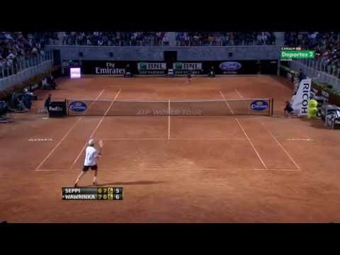 Seppi saves 6 Match Points vs Wawrinka - Rome 2012