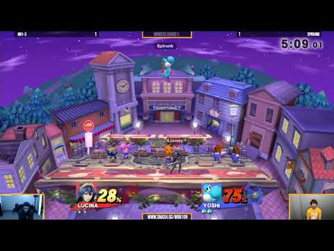 WBB #109 | JM1-3 (Lucina) vs Spirunk (Cloud, Yoshi) - Winners Qtr Finals - Smash 4 Singles