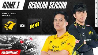 ONIC vs NAVI | Regular Season Week 7 Day 2 | Game 1 | #MPLIDS17