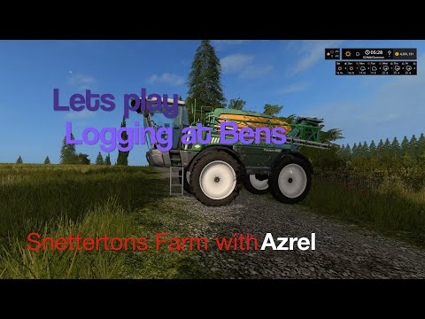 Farming Simulator 17 - Snettertons Farm - Let's Play Episode #9 - Logging at Bens