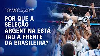Vídeo: Argentina dá exemplo de conexão e expõe distância para Seleção Brasileira | CONVOCAÇÃO CNN