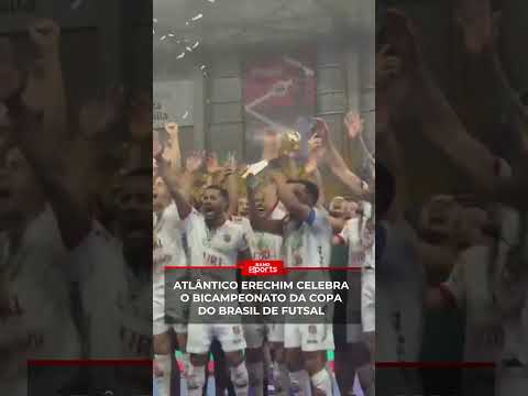 TWO-TIME CHAMPION OF THE BRAZILIAN FUTSAL CUP! 🏆