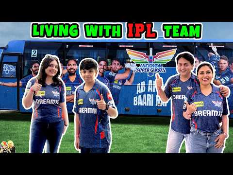 LIVING WITH IPL TEAM - LSG | Lucknow Super Giants | Aayu and Pihu Show