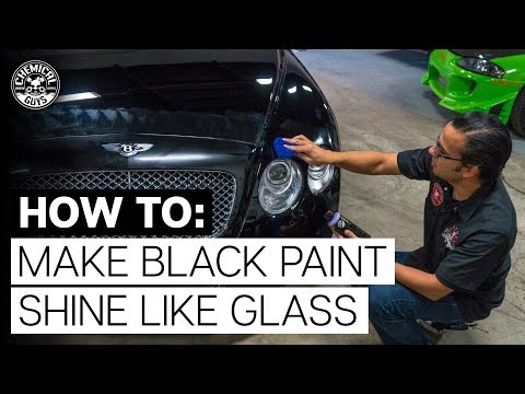How to Make Black Paint Look Like Glass - Bentley - Chemical Guys - DIY