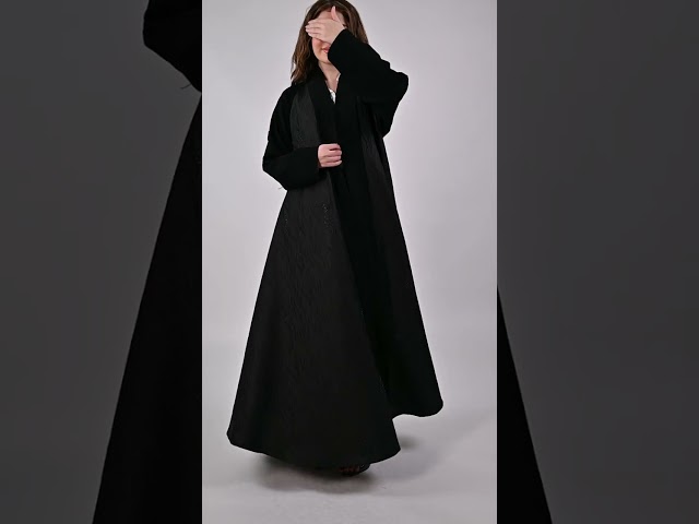 عباية دبل كلوش جكار مع فصوص