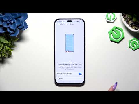 HONOR X70i – How to Enter One Handed Mode