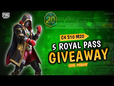 M20 ROYAL PASS FULL MAXED | 5 ROYAL PASS GIVEAWAY ON 3K SUBSCRIBERS🔥