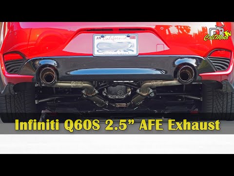 2020 Infiniti Q60S Red Sport 400 | 2.5" AFE Takeda Exhaust Install