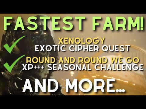 FASTEST Way to Complete Xur's Xenology Quest & Round and Round We Go Seasonal Challenge (+More!)