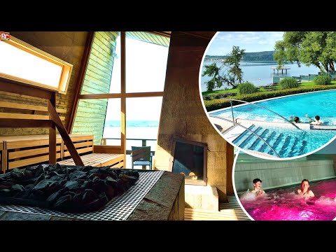 Am Wasser zu Hause. | Bodensee-Therme Überlingen - Impressionen (alle Attraktionen) 2022 4K