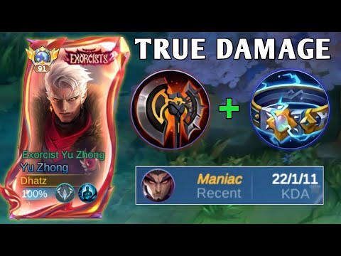 22 KILLS USING THIS TRUE DAMAGE SUSTAIN BUILD! | YU ZHONG BEST BUILD 2205