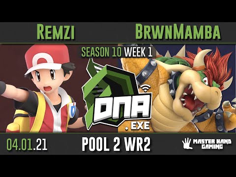 DNA.EXE S10:W1 - Remzi (Pokemon Trainer) Vs. BrwnMamba (Banjo, Bowser) - Pool 2 WR2