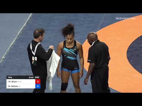 59 Kg Round 2 - Megan Black, Army (WCAP) Vs Maya Nelson, Sunkist Kids Wrestling Club 1b47