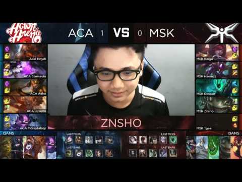 Pro Gaming Series 2017 Summer Split Week 2 Day 1 - ACA vs MSK