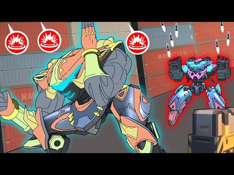 PANTHER vs REDOX , Mech Arena funny video .