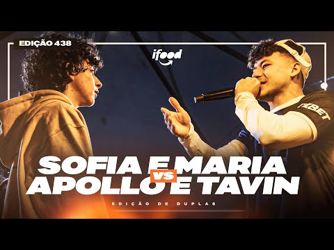 APOLLO E TAVIN X SOFIA (SC) E MARIA | PRIMEIRA FASE | BDA 438 (EDIÇÃO DE DUPLAS)