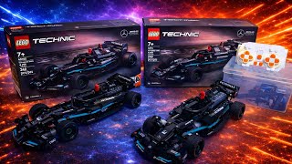 How to Build and Motorize Lego Technic F1 42165 (MOC) RC MOD vs Lego Technic 42165 Mercedes AMG (4K)