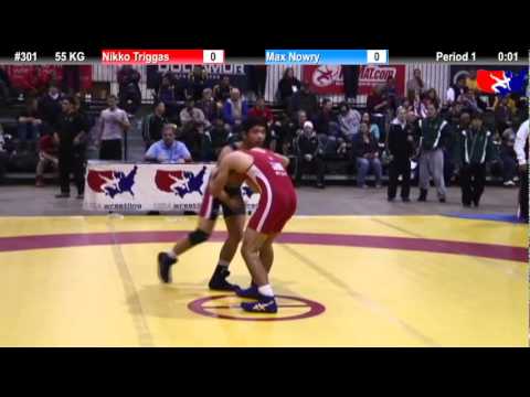 2011 U.S. Open FRI GR 55 KG: Nikko Triggas vs. Max Nowry 3rd Place Match