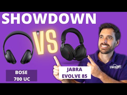 SHOWDOWN Bose 700 UC vs Jabra Evolve2 85 Wireless Bluetooth Headset - LIVE MIC TEST!