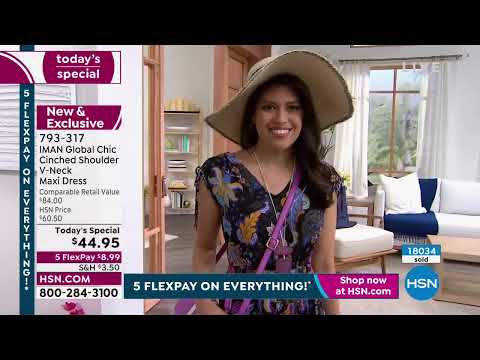 HSN | IMAN Global Chic Fashions 05.14.2022 - 12 PM