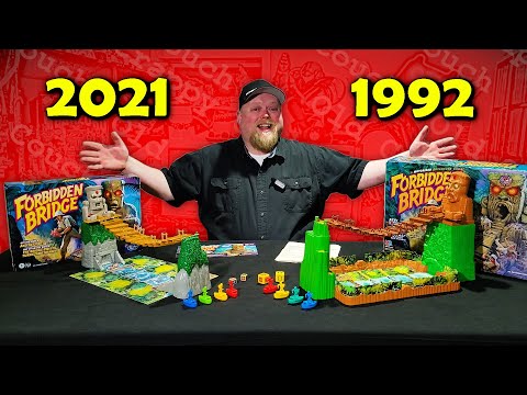 Forbidden Bridge – Indiana Jones-Style Board Game Returns! (1992 vs. 2021)
