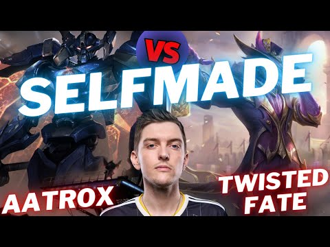 SELFMADE | AATROX VS TWISTED FATE | MID GAMEPLAY | Patch 15.13 / Season 15 | #LeagueofLegends