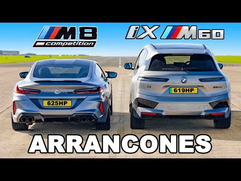 BMW M8 vs BMW iX M60: ARRANCONES