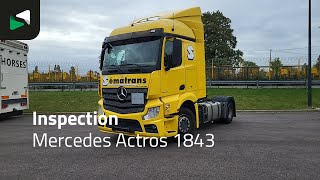 Tracteur routier Mercedes-Benz Actros 1843 à vendre - Image 4 | Autoline SN Tracteur routier Mercedes-Benz Actros 1843 | Image 4 - Autoline