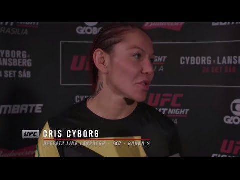 WATCH: Cris Cyborg’s Backstage Interview