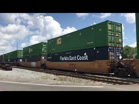 NS209-24 @Simpson Yard Jacksonville With a Horn Battle! 6/24/2018